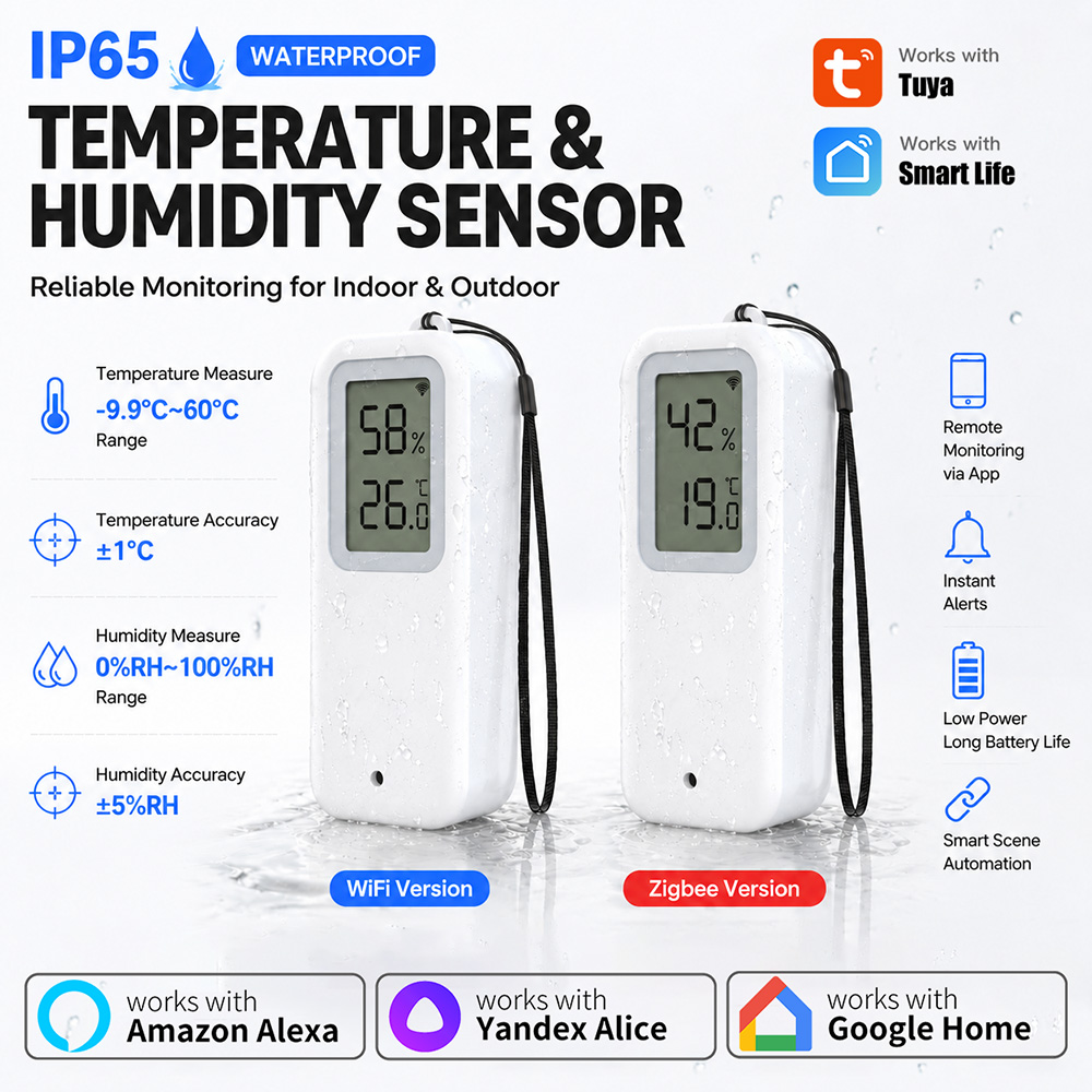 Smart Garden Arduino - Smart Life Tuya WiFi/Zigbee Temperature &