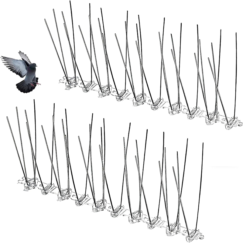 Smart Garden Fence - Stainless Steel Bird Spikes 2Pcs Pigeon