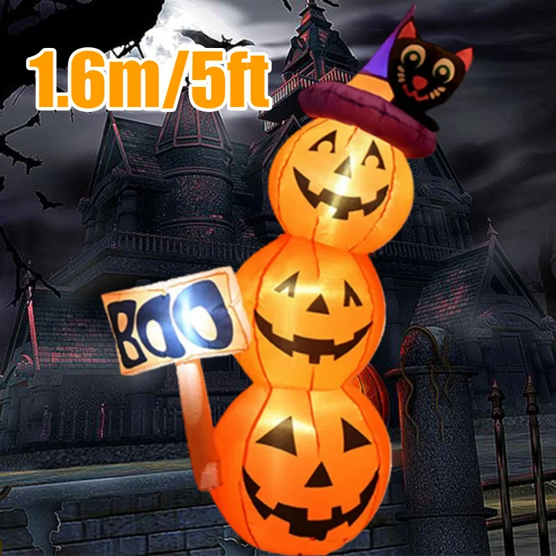 Smart Garden Indoor - 1.6M/5FT Halloween Inflatable Model Pumpkin Built-in