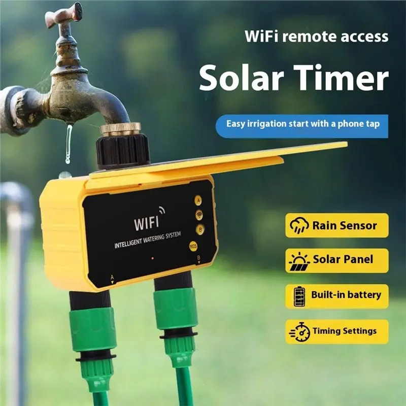 1/2 Outlets WIFI Solar Irrigat - Smart Garden Tap review and price