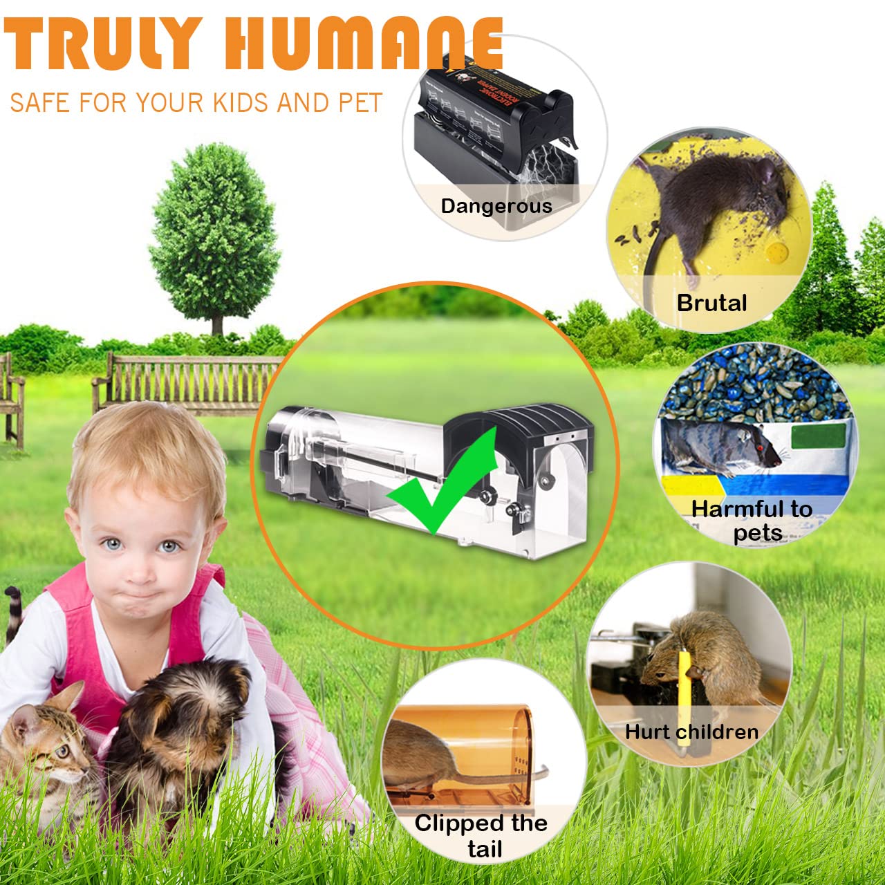 Safe Firm Humane Reusable Plas - Smart Garden Indoor review and price