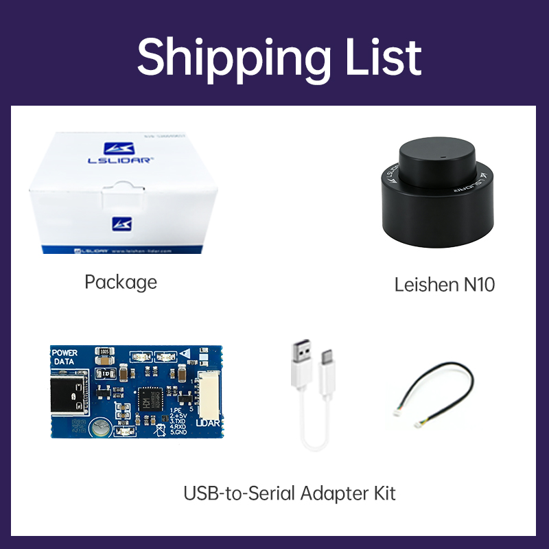 Lslidar N10 360° Lidar Kit TOF - Smart Garden Arduino review and price