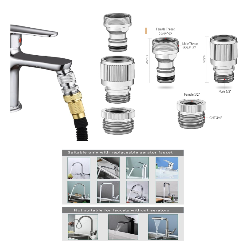 Sink Faucet Quick Connector, F - Smart Garden Tap review and price