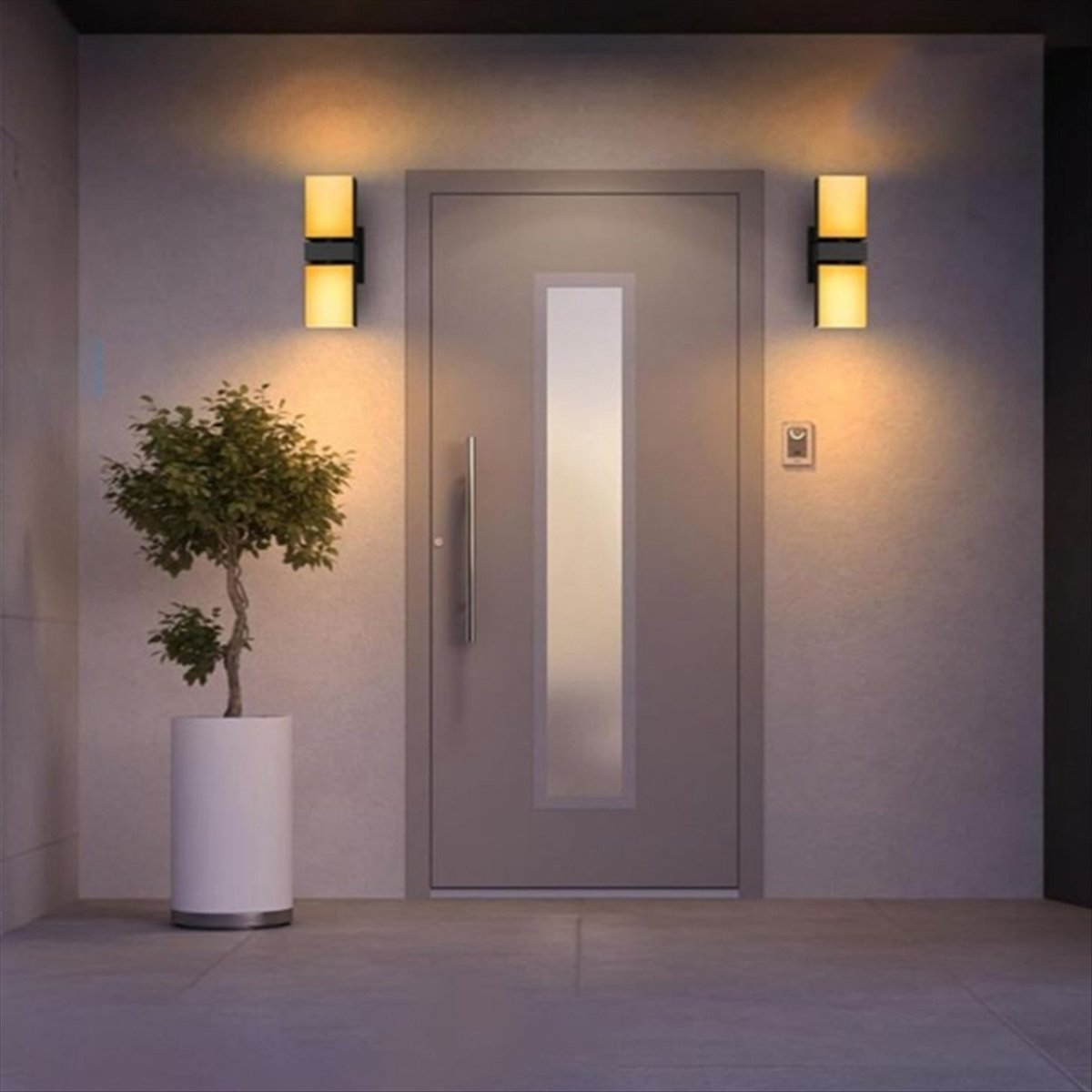 AA19 LED Wall Light Dual Head  - Smart Garden Fence review and price