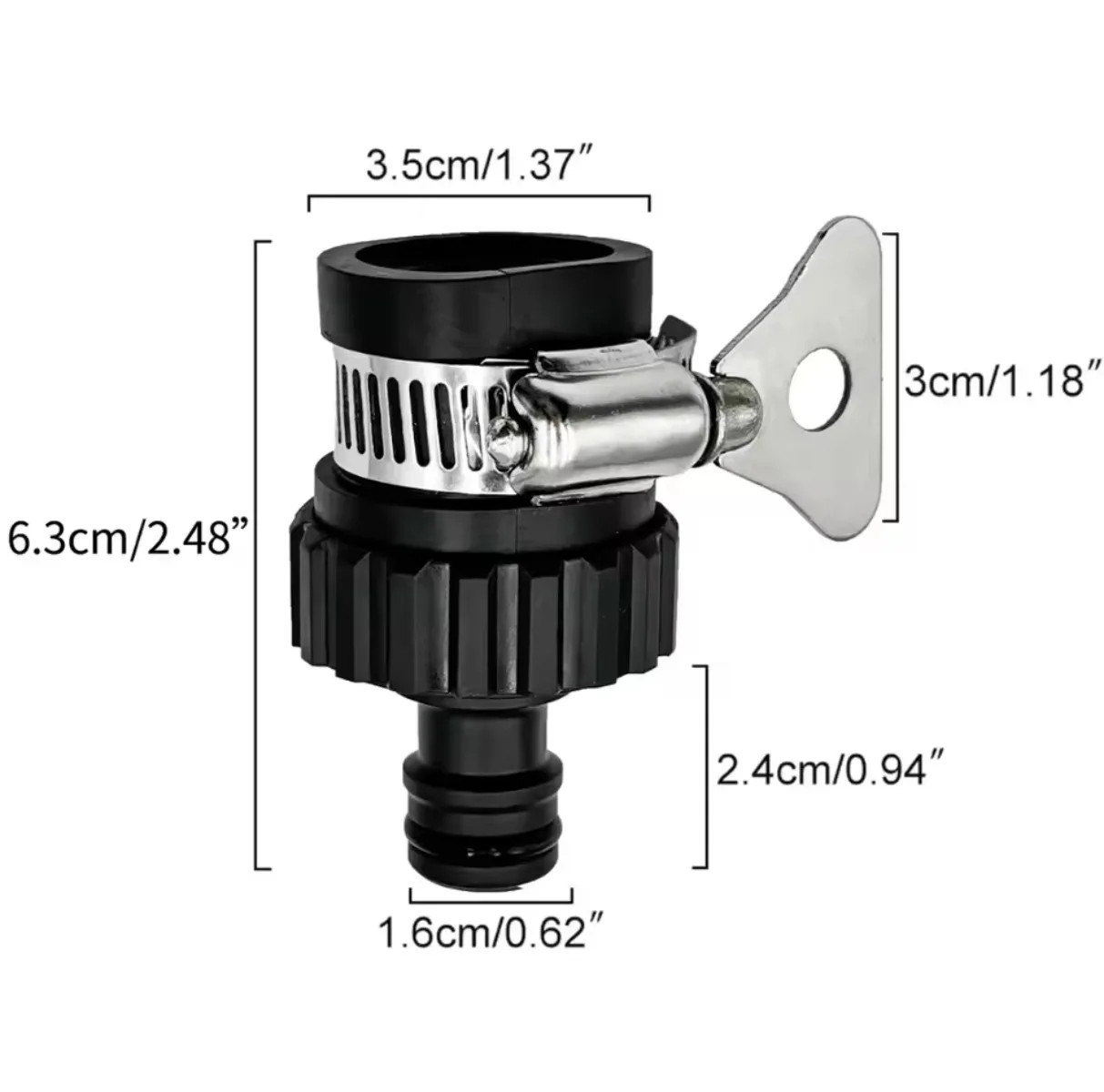 2pcs Durable Universal Water F - Smart Garden Tap review and price