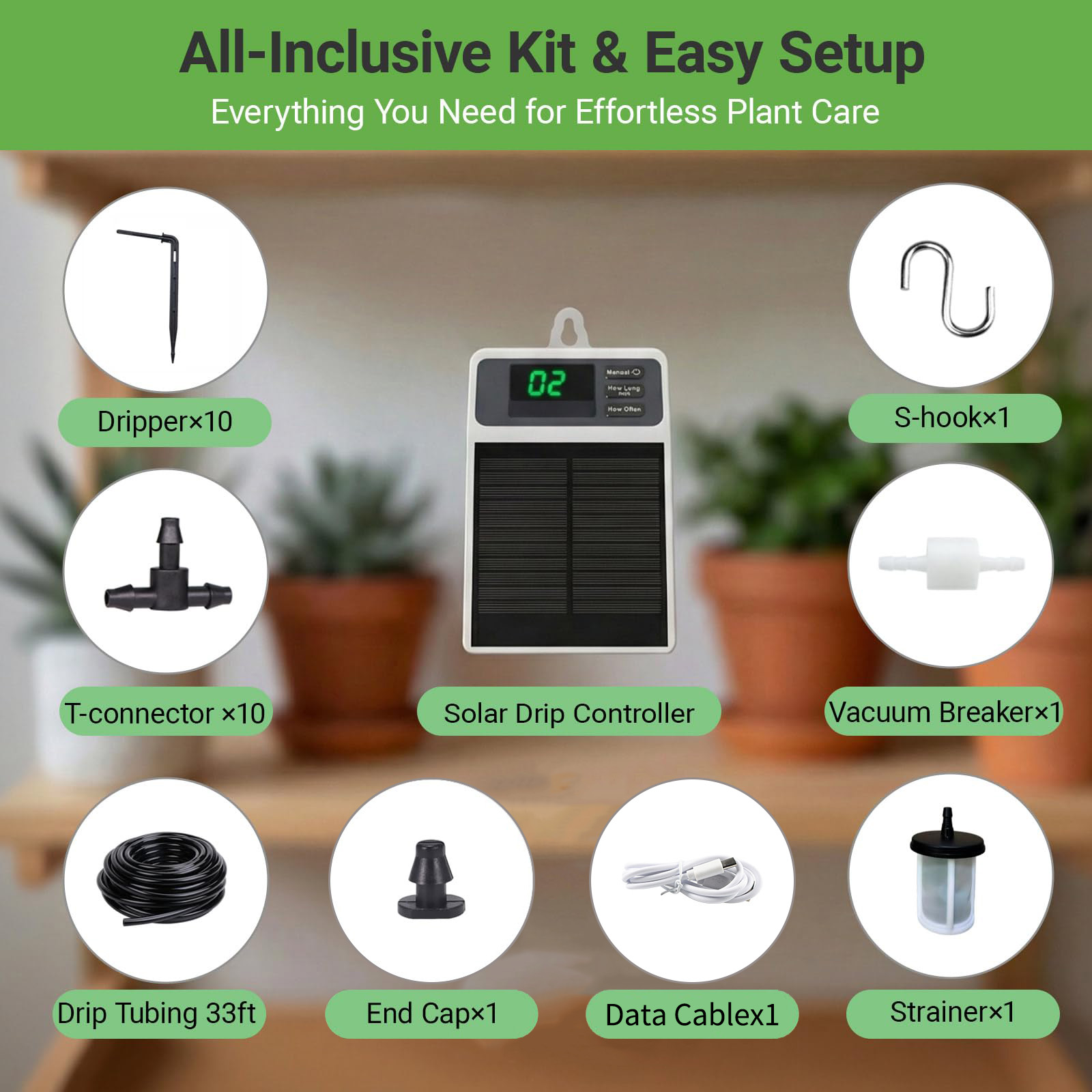 Upgraded Solar Drip Irrigation - Yoocaa Smart Garden review and price