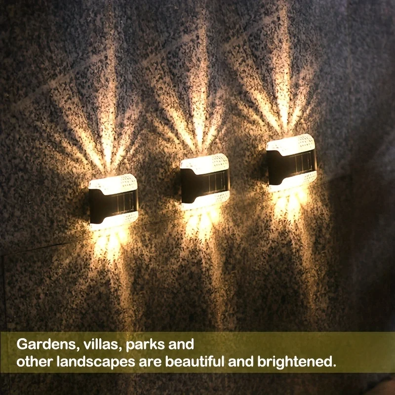 4pc Solar Wall Light: Outdoor  - Smart Garden Light Controller review and price