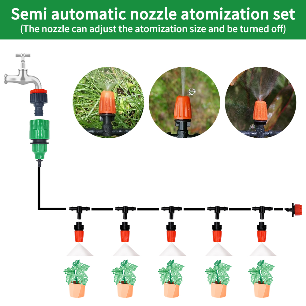 Fog Nozzles Irrigation Kit 5M- - Yoocaa Smart Garden review and price