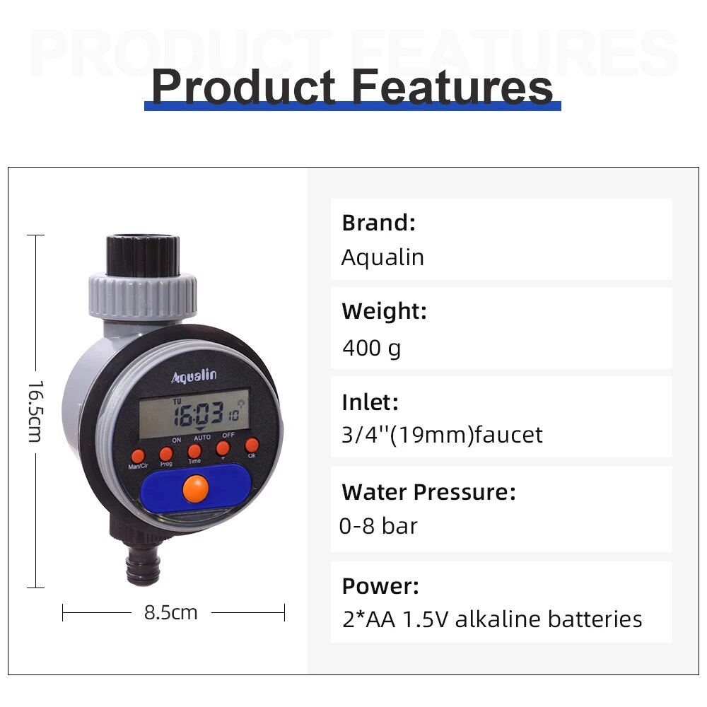 Automatic LCD Display Watering - Smart Garden Tap review and price