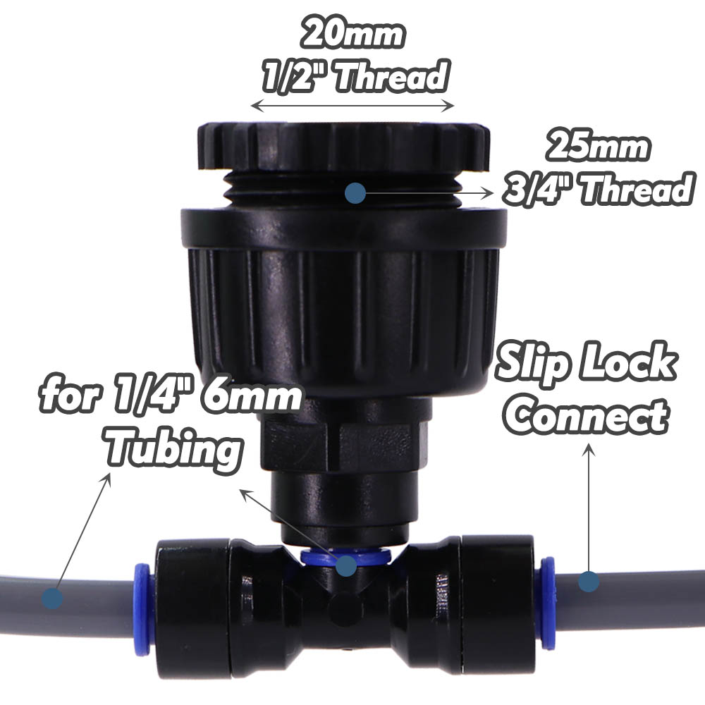 3pcs Garden Tap Adapter Slip L - Smart Garden Tap review and price