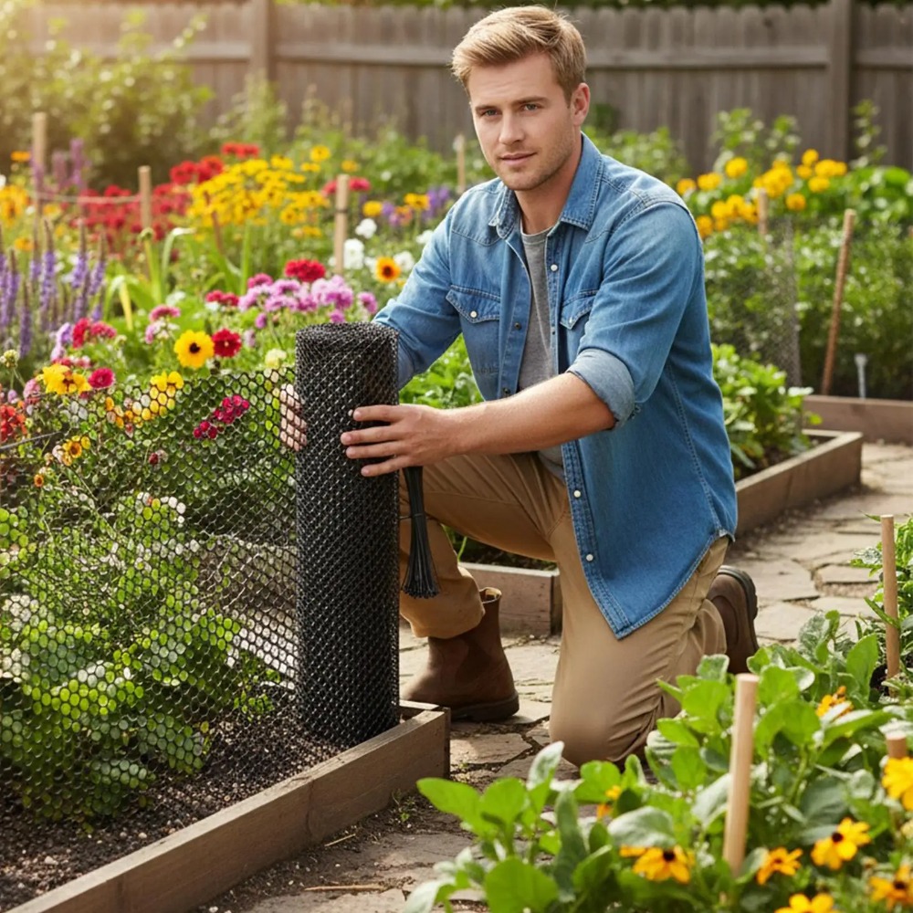 Plastic Garden Protective Net, - Smart Garden Fence review and price