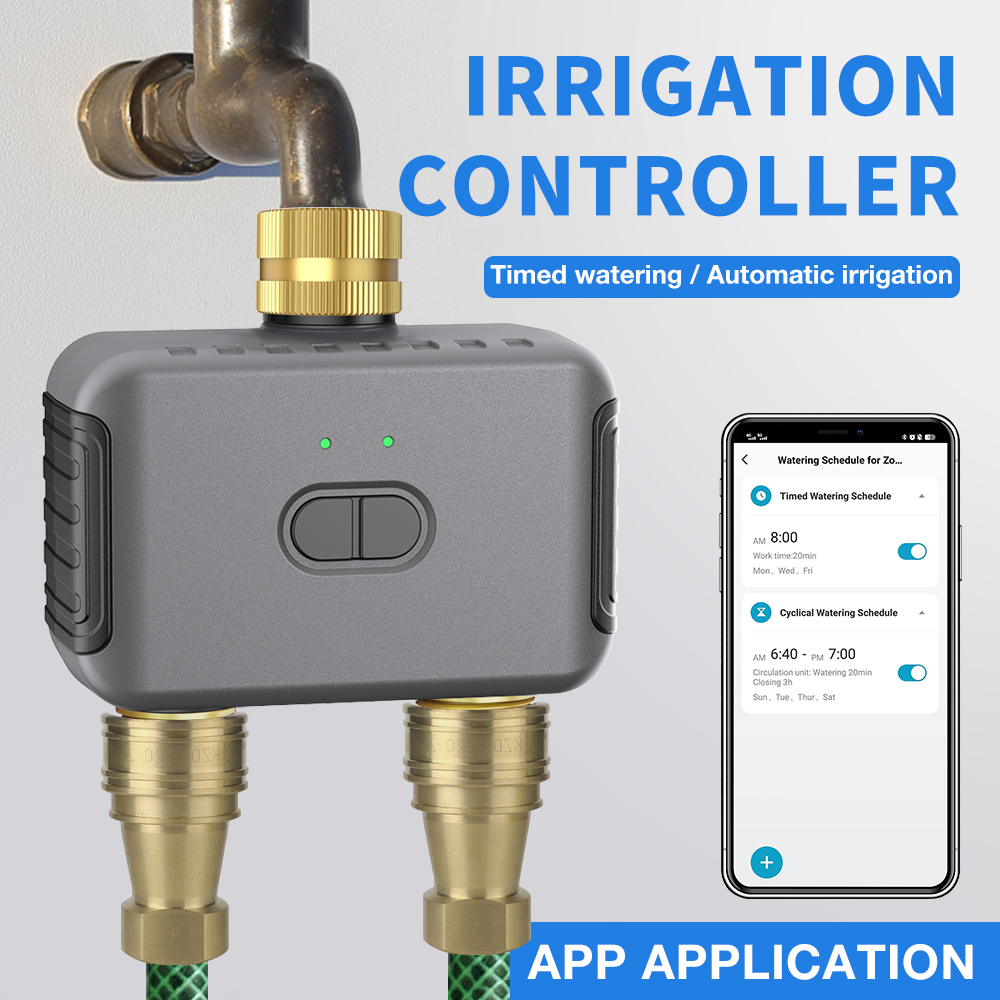 Tuya 2 Zone Watering Timer Gar - Yoocaa Smart Garden review and price