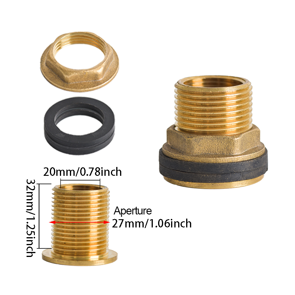 IBC Tank Brass Tap Adapter S60 - Smart Garden Tap review and price
